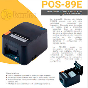 impresora termica pos-89e